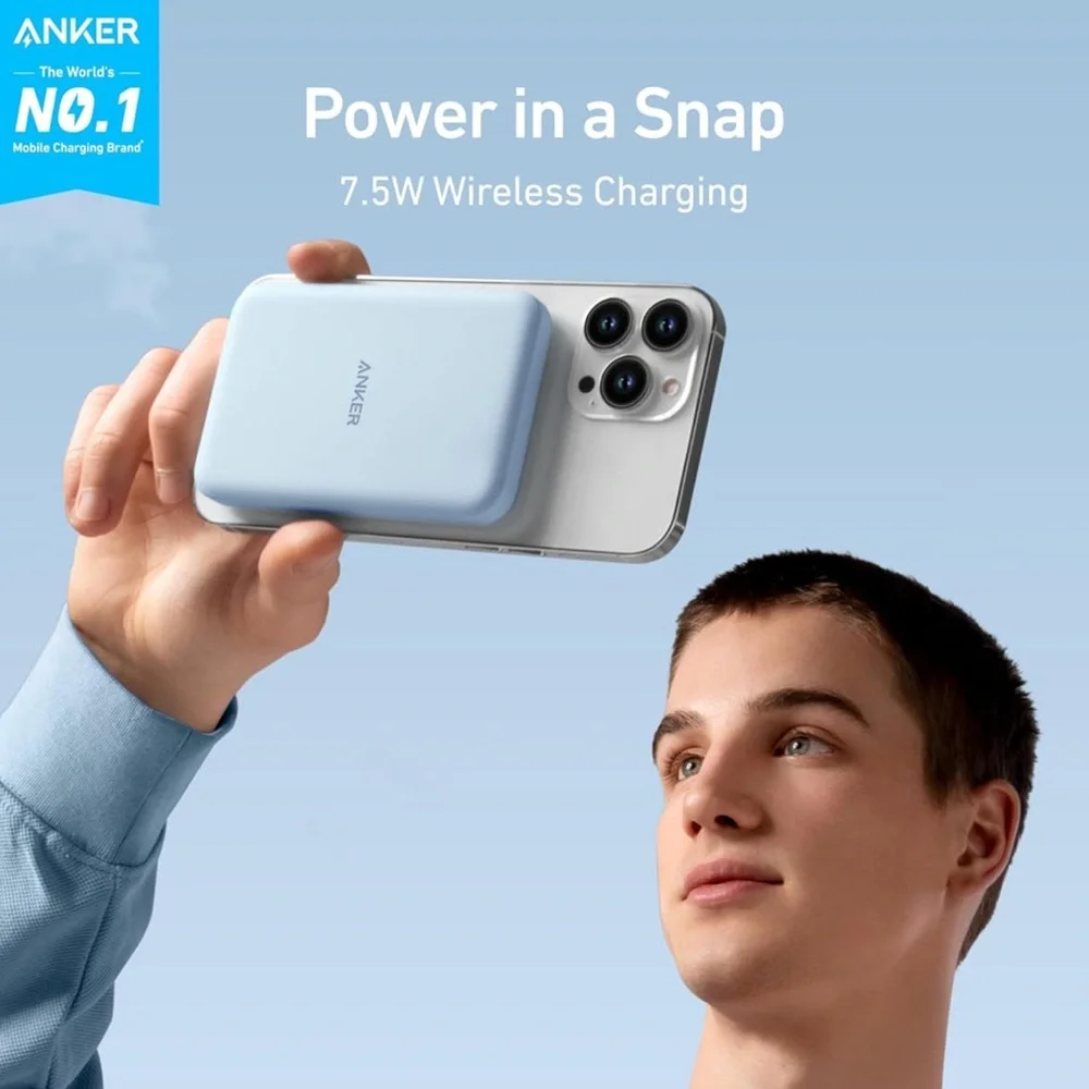 Anker 621 Magnetic Portable Charger Wireless Power Magsafe Battery Pack iPhone